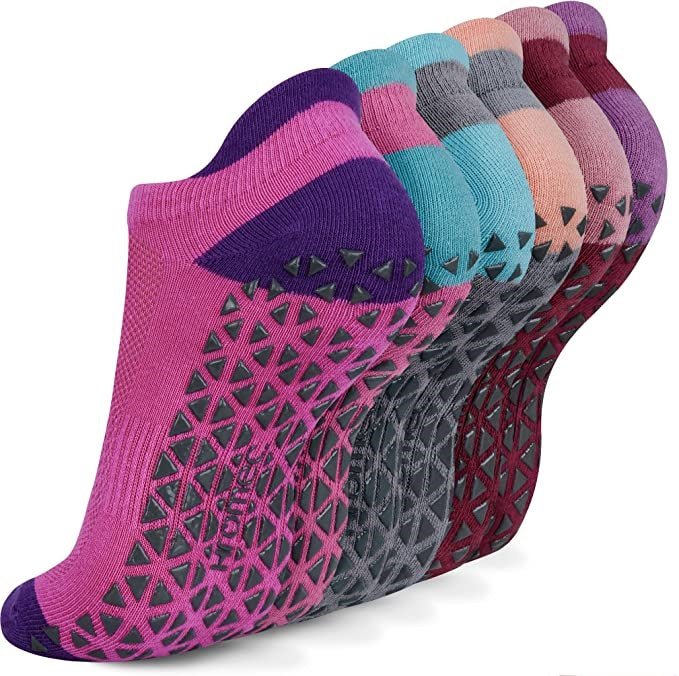 Medias anti deslizantes de dos colores, talla única Hromec